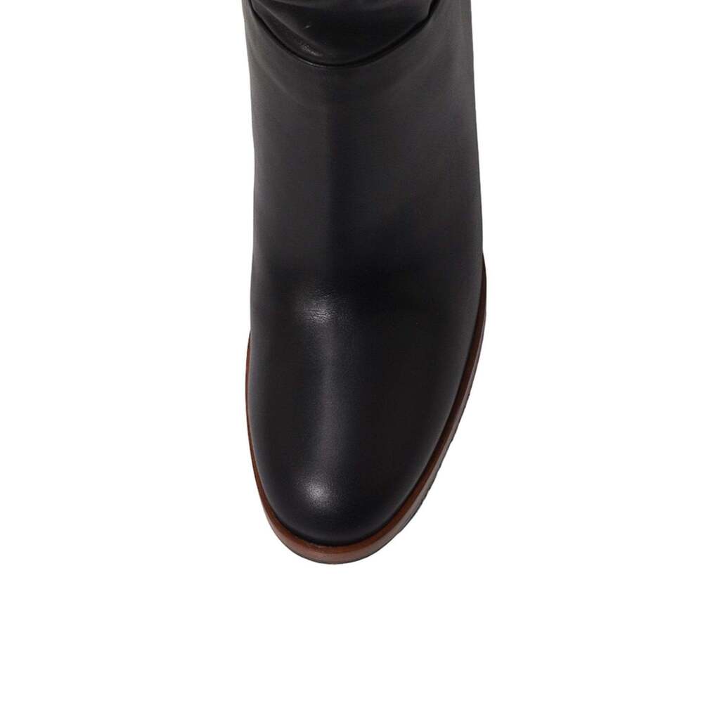Gucci - Black Leather Boots up to the Knee with Mid-heel - IT 36 - Picture 8 of 10
